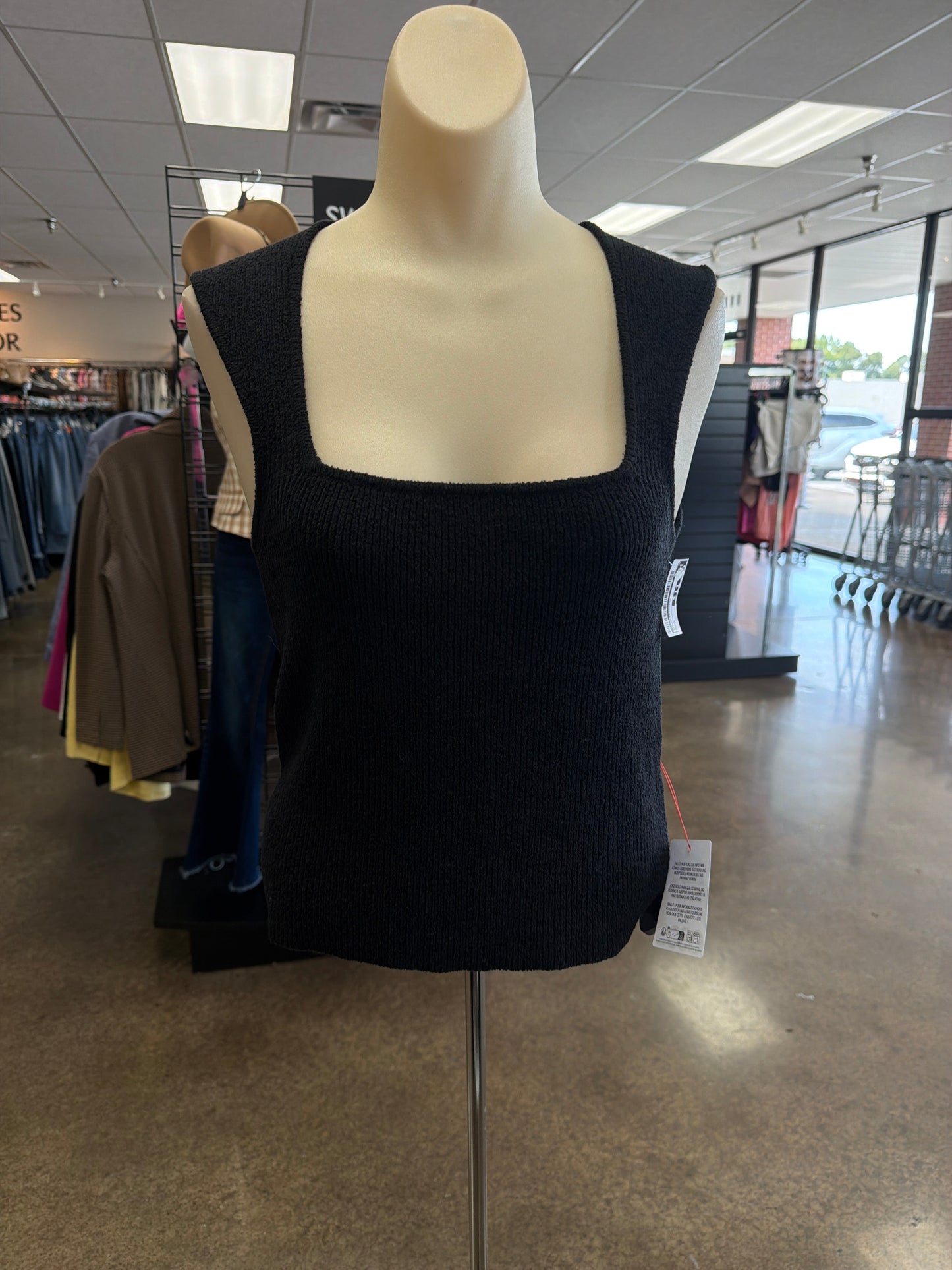 Top Sleeveless By Asos In Black, Size:S