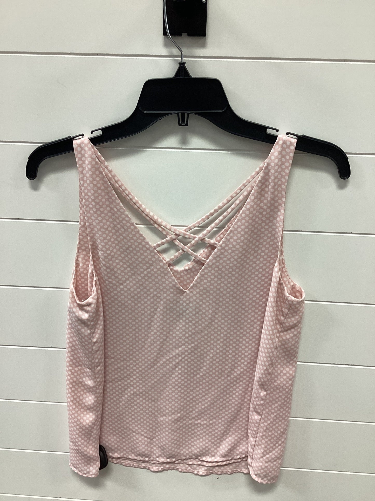 Top Sleeveless By Express In Pink, Size:Xs