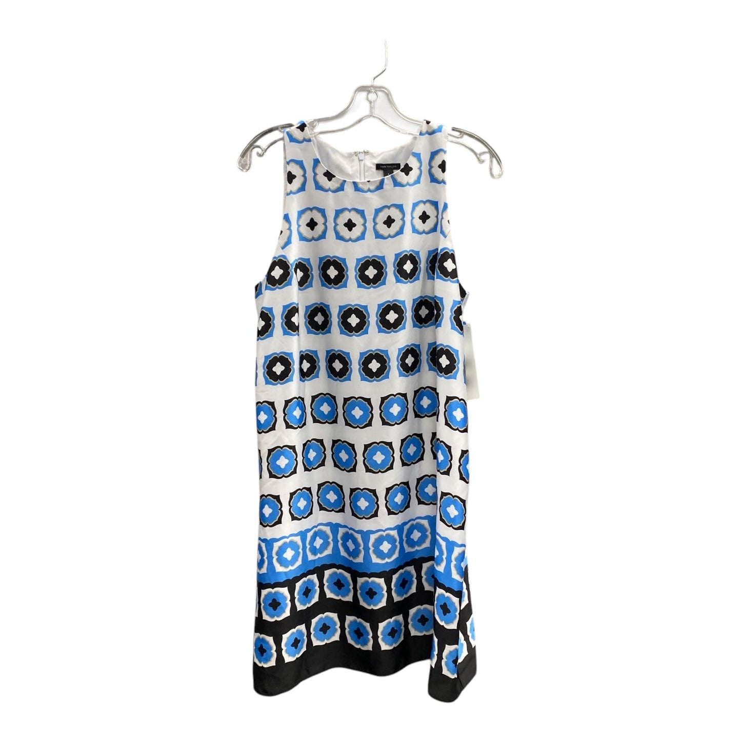 Dress Casual Short By Ann Taylor In Blue & White, Size:8