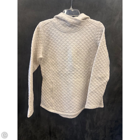 Sweatshirt Hoodie By Duluth Trading In Cream, Size: M