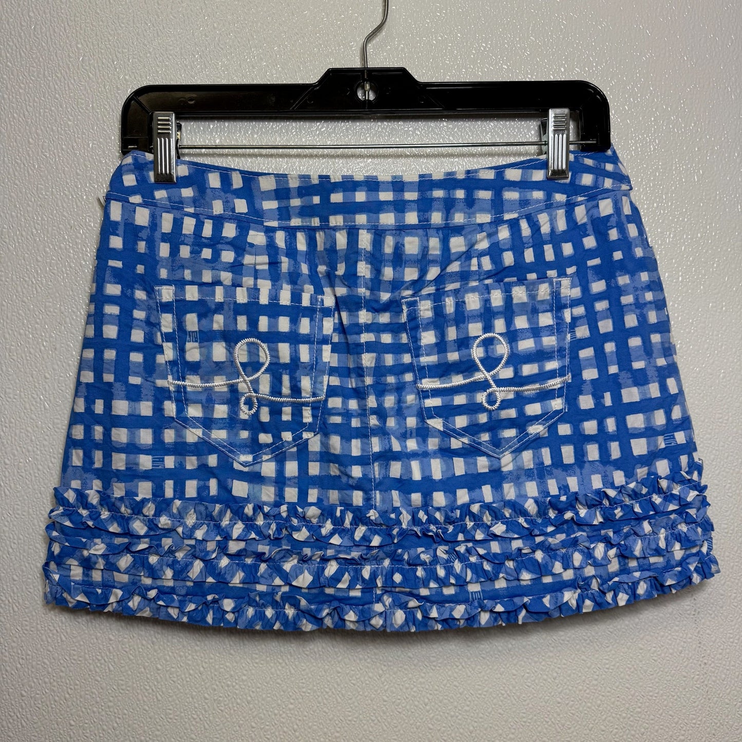Skort Designer By Lilly Pulitzer In Checkered Pattern, Size: 0