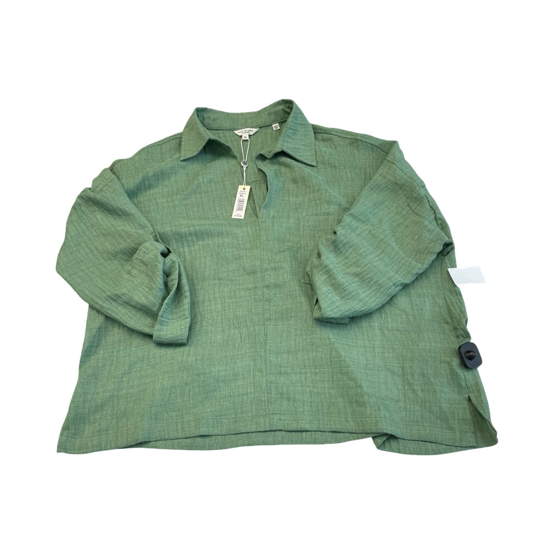 Top Ls By Max Studio In Green, Size:Xl