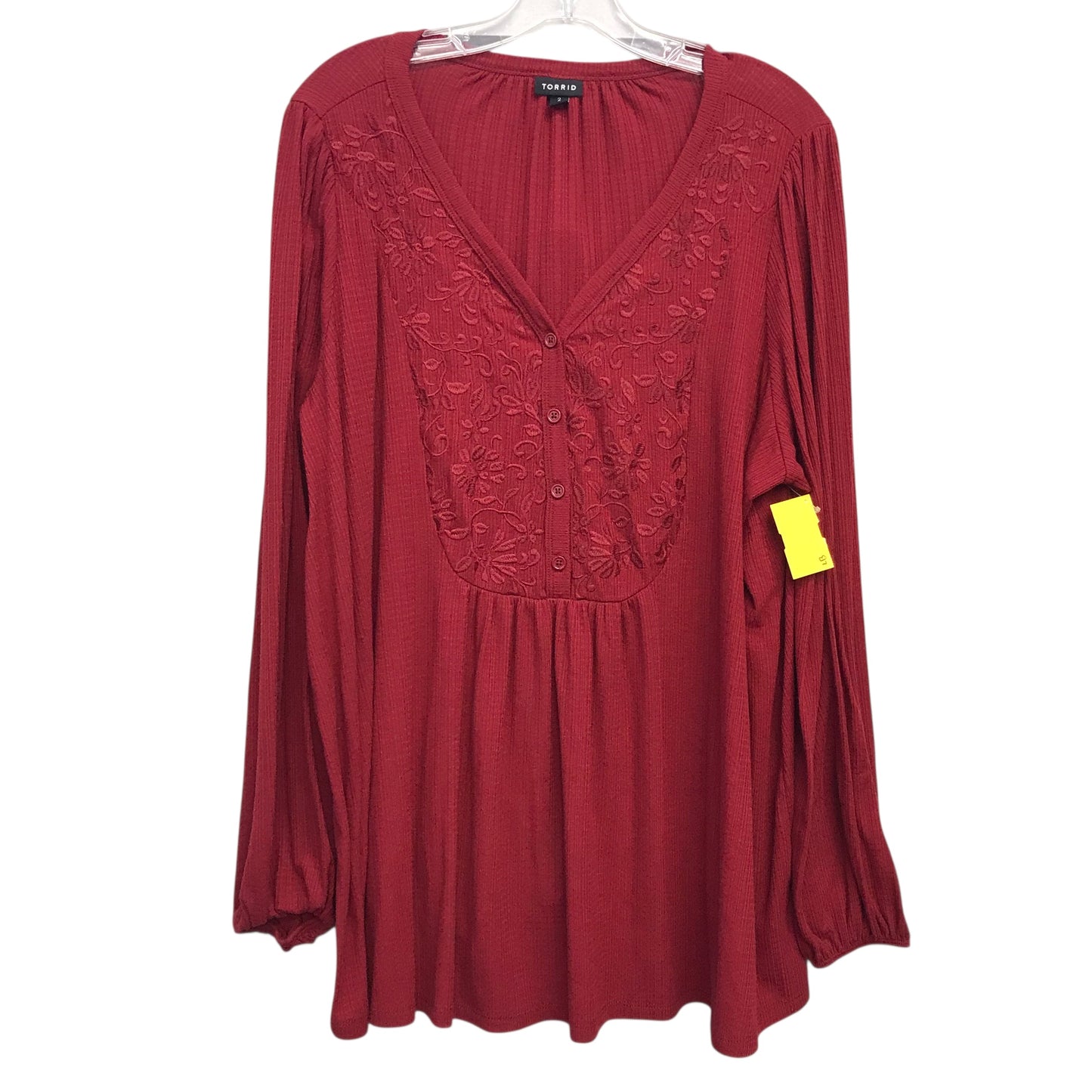 Top Ls By Torrid In Red, Size:2X