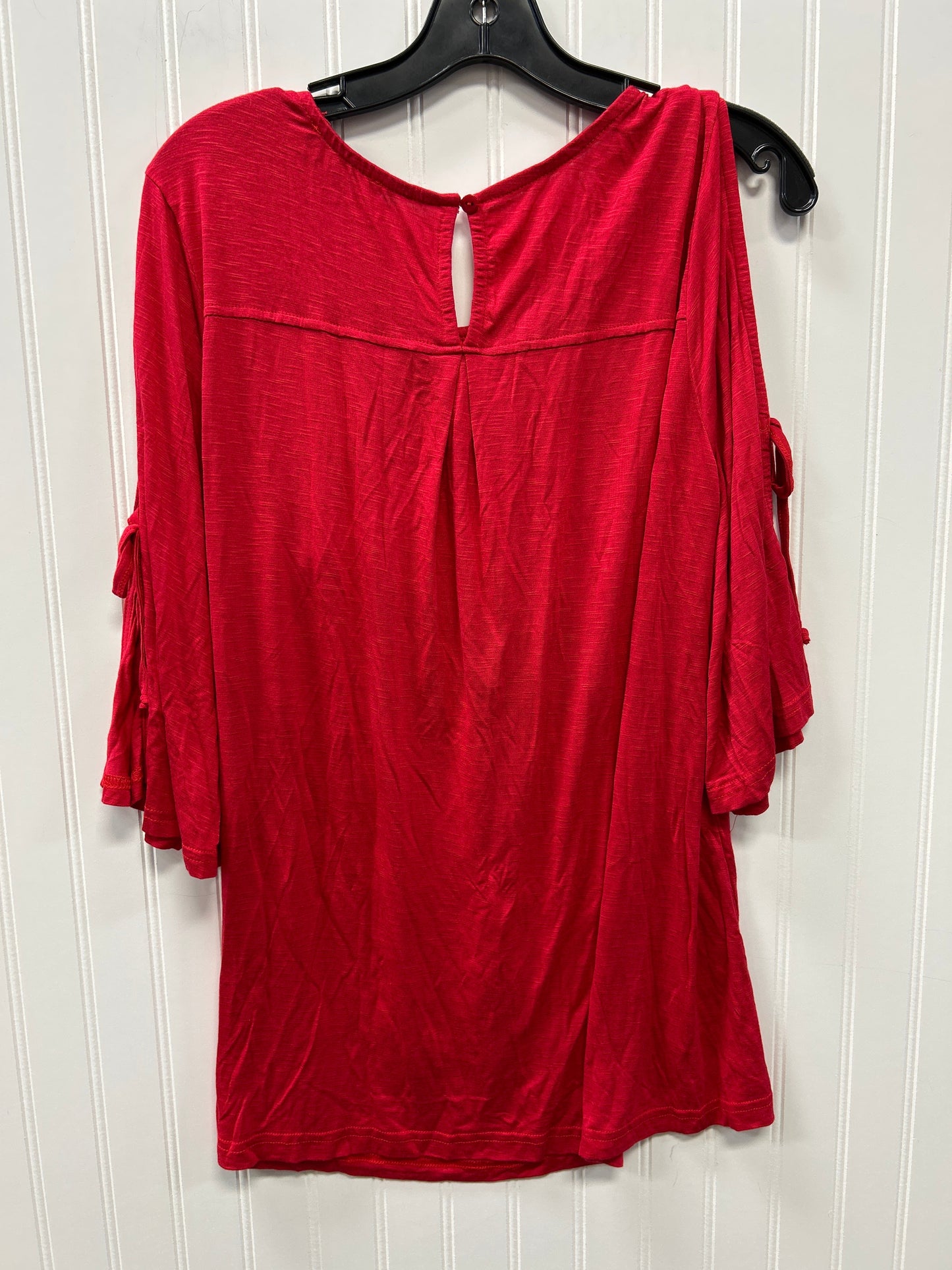 Top Ss By Suzanne Betro In Red, Size:L NWT
