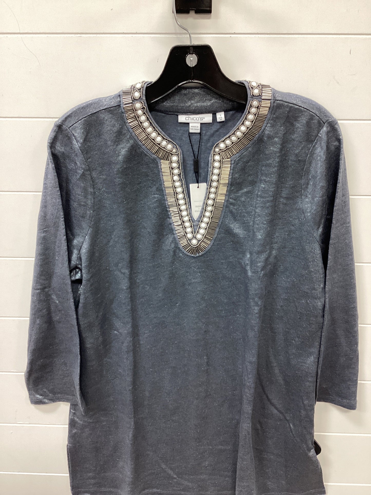 Top Ls By Chicos In Blue, Size:M