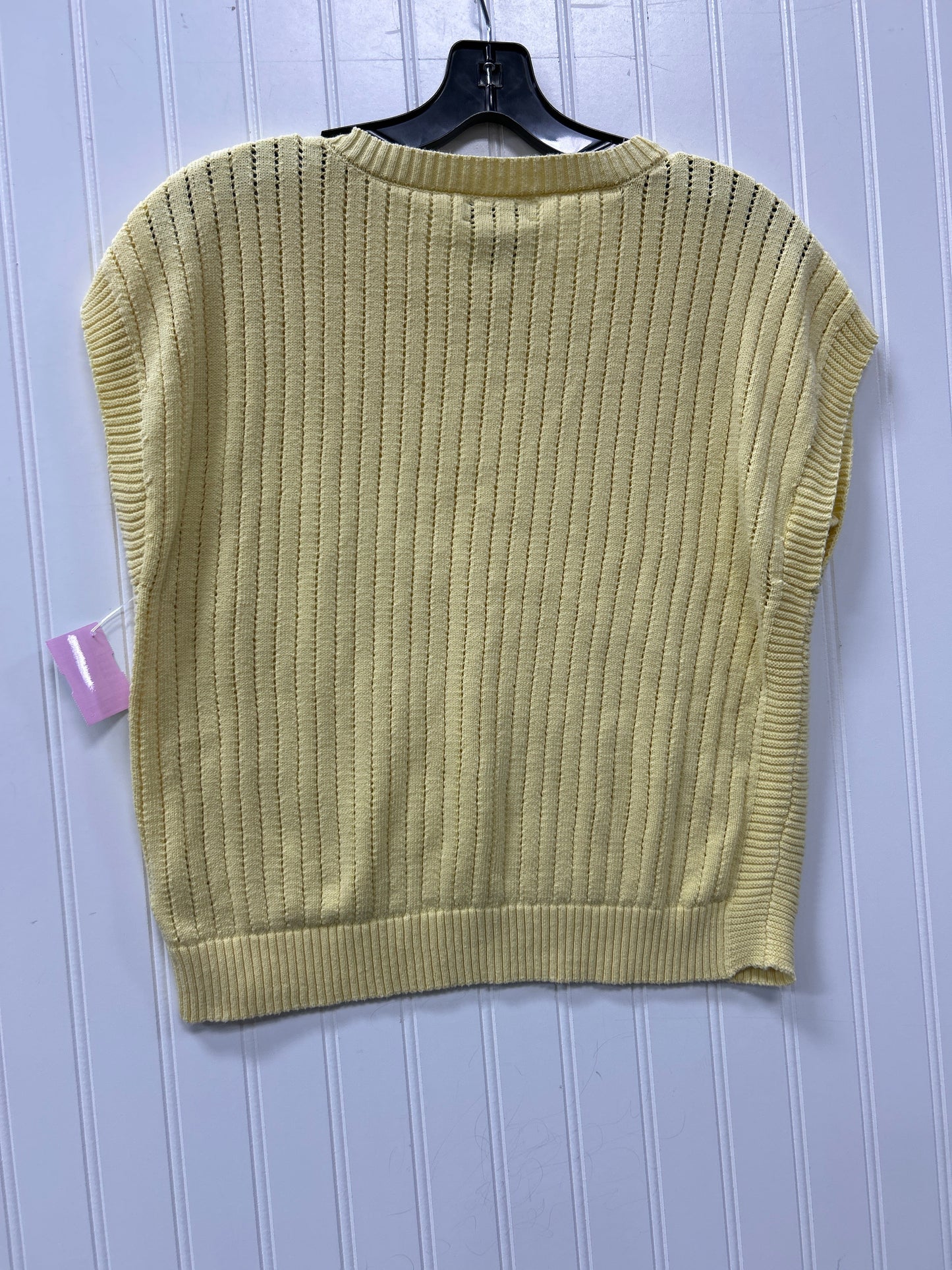 Top Sleeveless By Rachel Zoe In Yellow, Size:L