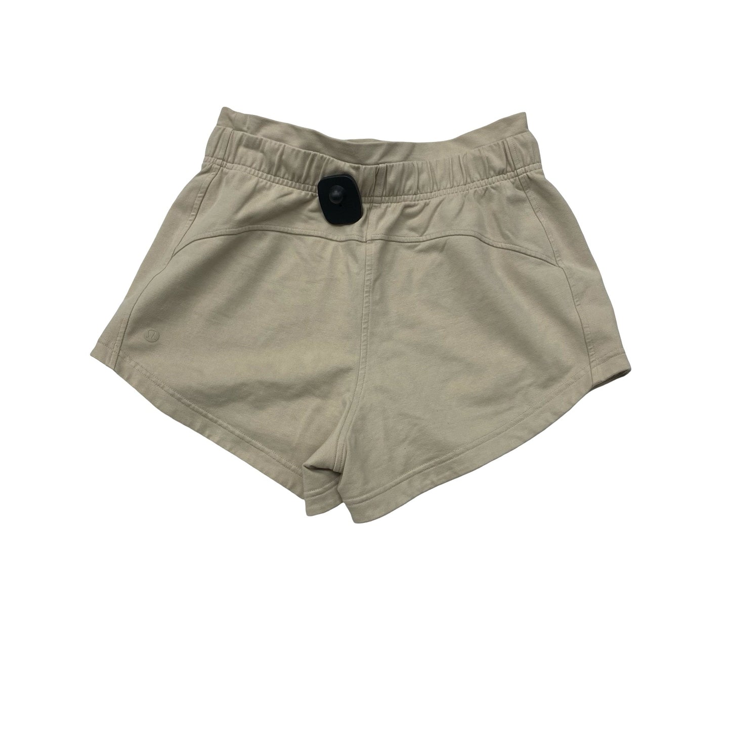 Athletic Shorts By Lululemon In Beige, Size:4