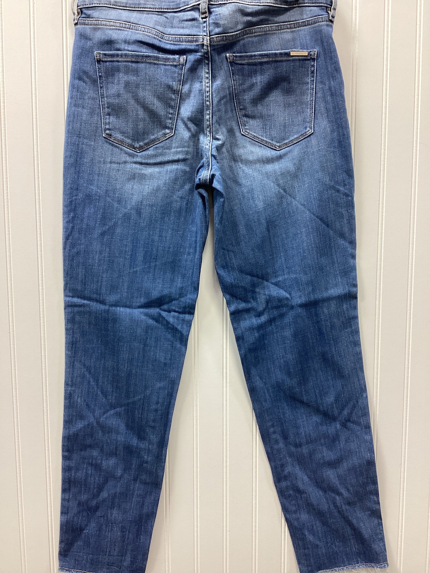 Jeans Straight By White House Black Market In Blue Denim, Size:6
