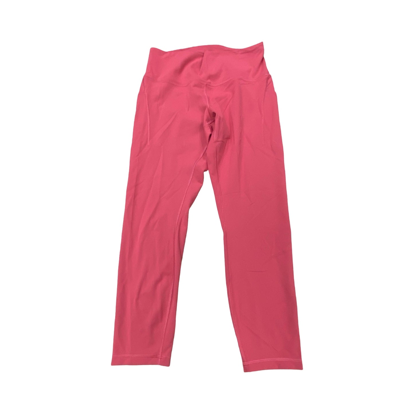 Athletic Leggings Capris By Lululemon In Pink, Size:12