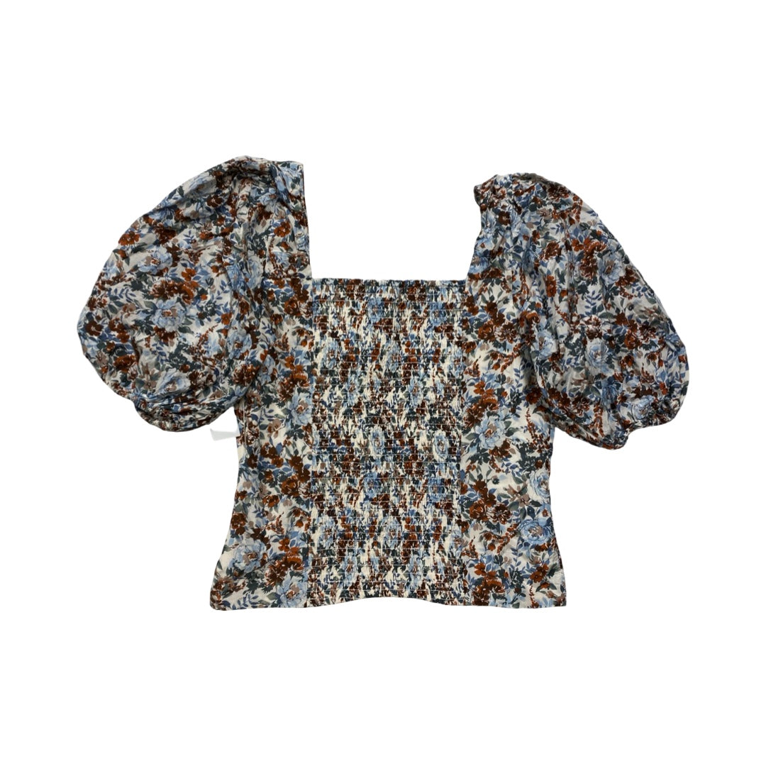 Top Ss By Abercrombie And Fitch In Floral Print, Size:M