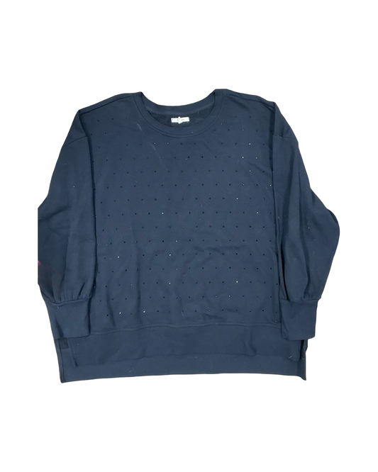 Sweatshirt Crewneck By Maurices In Black, Size:Xl