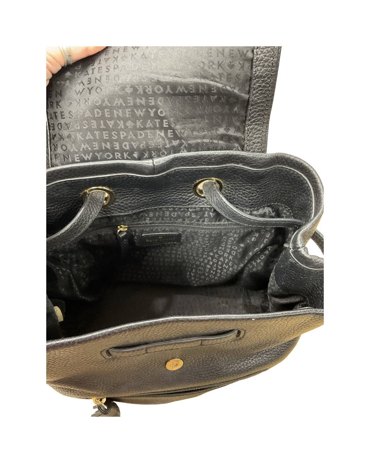Backpack Designer By Kate Spade In Black, Size:Medium