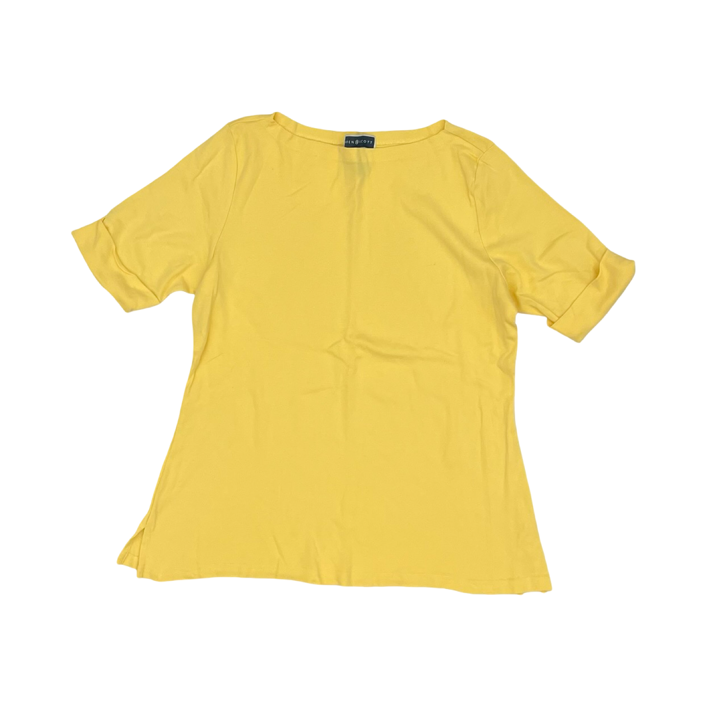 Top Ss By Karen Scott In Yellow, Size:Xl