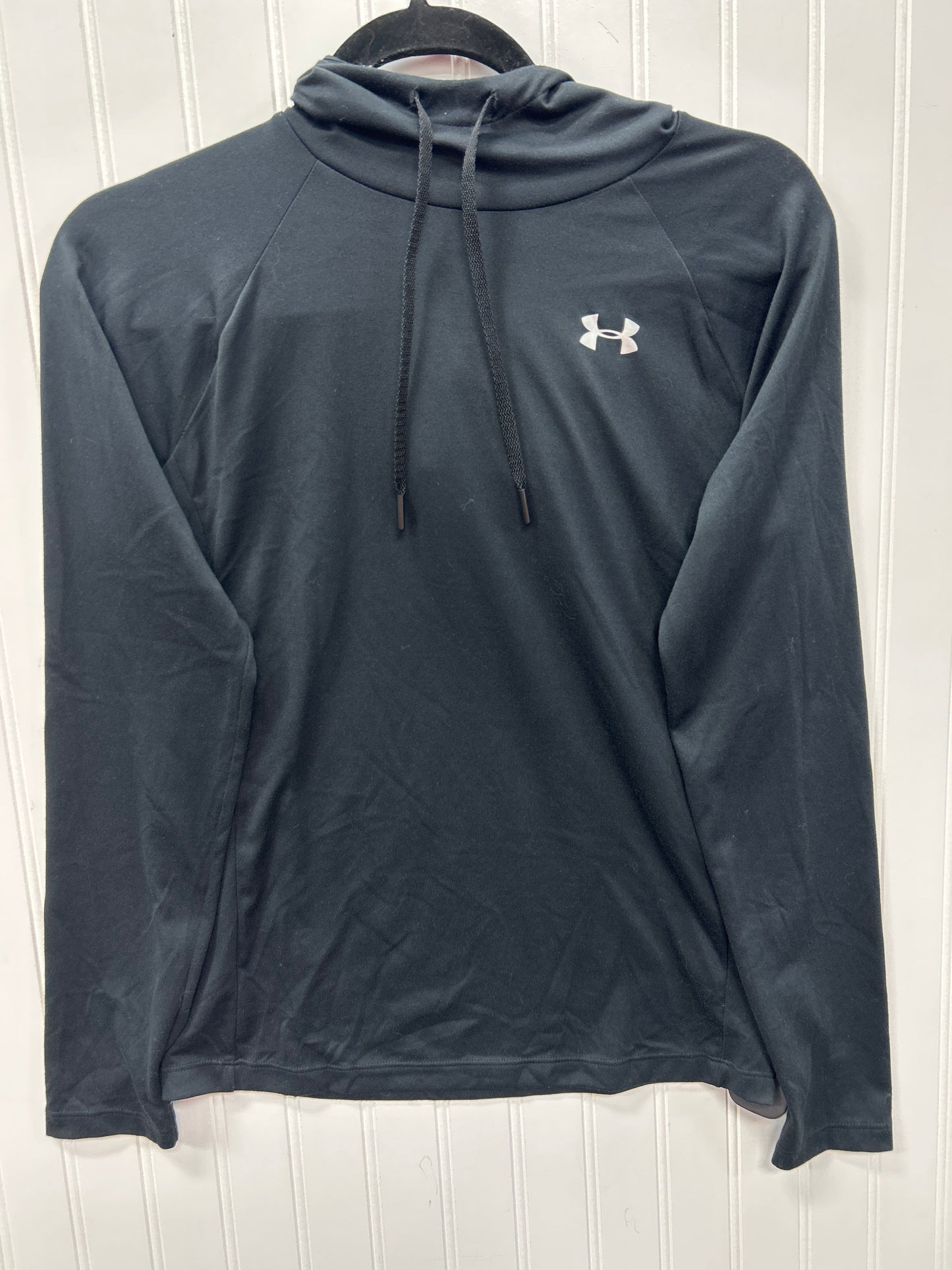 Athletic Top Ls Hoodie By Under Armour In Black, Size:S