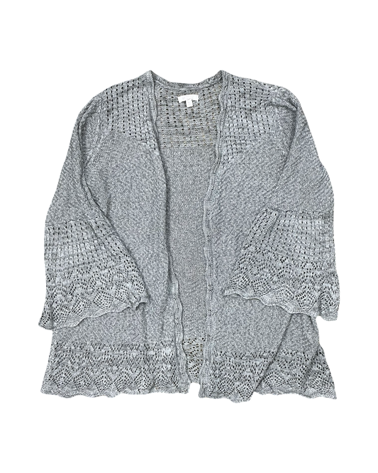 Sweater Cardigan By Lauren Conrad In Grey, Size:Xl