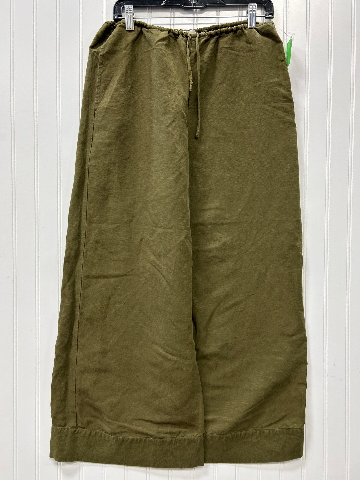 Pants Linen By Cmc In Green, Size:M