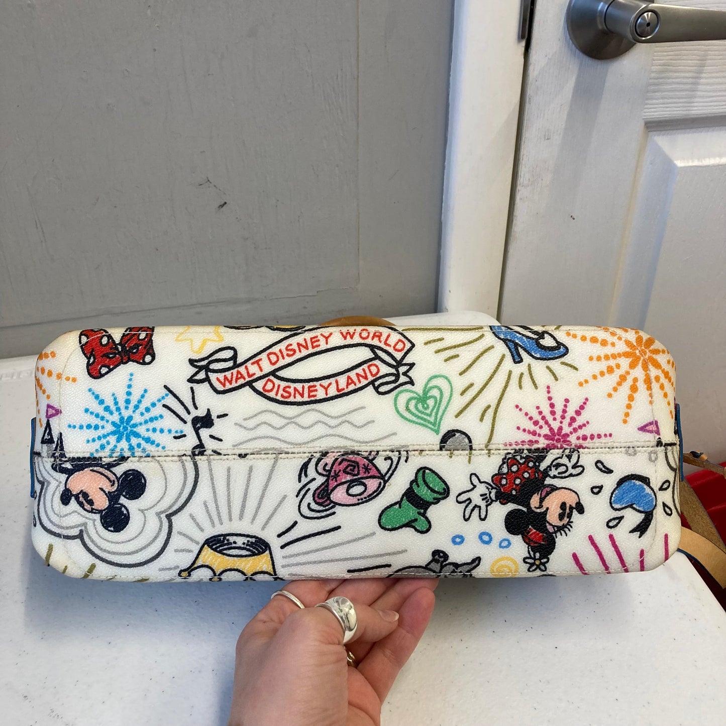 Handbag Designer By Dooney And Bourke In Multi, Size:Medium