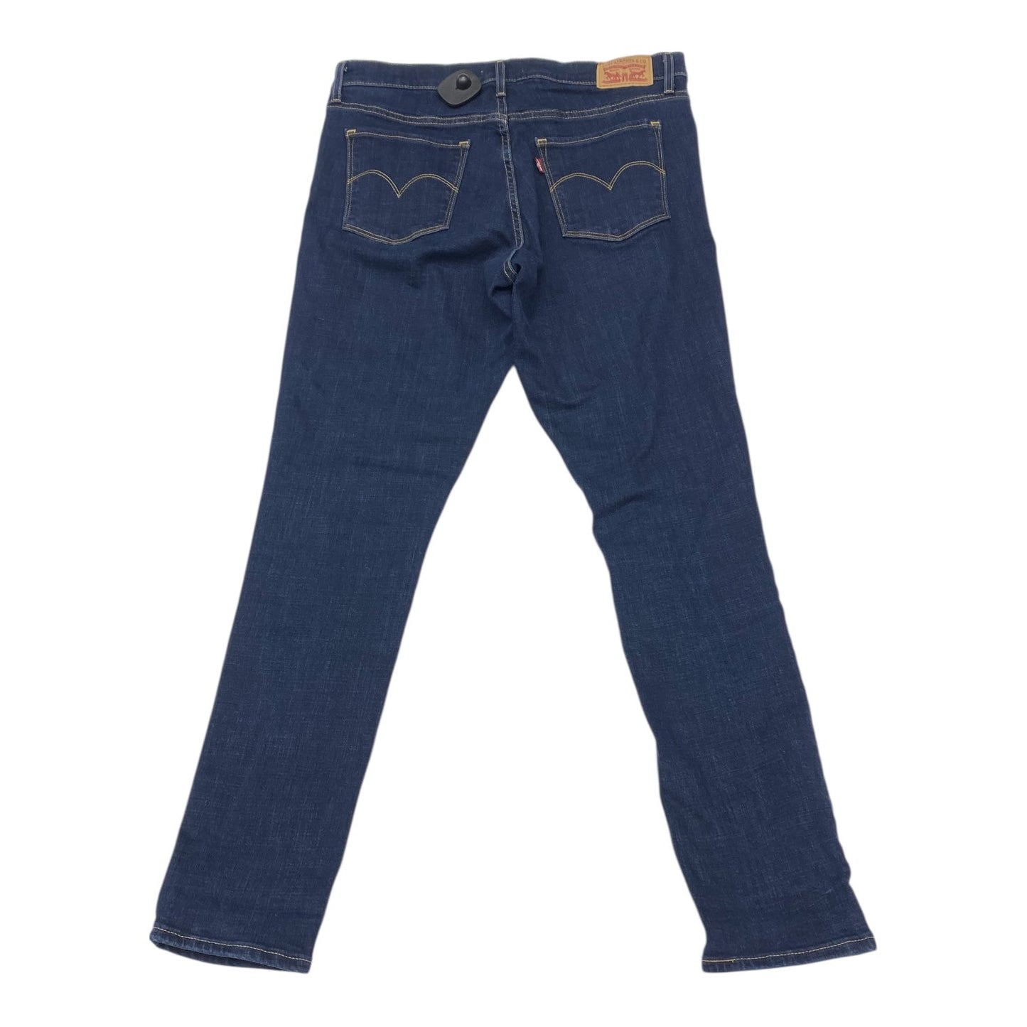 Jeans Skinny By Levis In Blue, Size:12