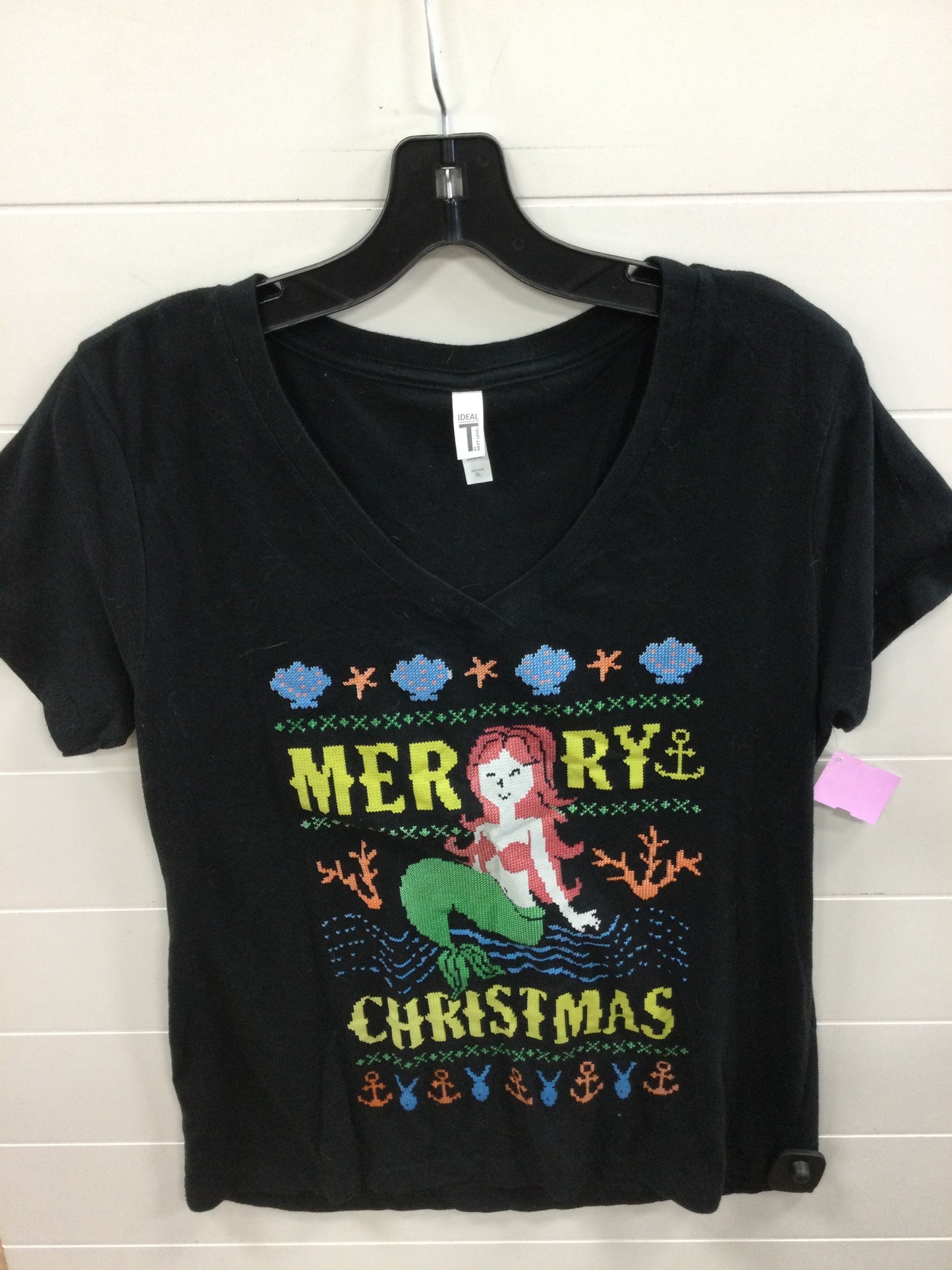 Top Ss By Clothes Mentor In Black, Size:Xl