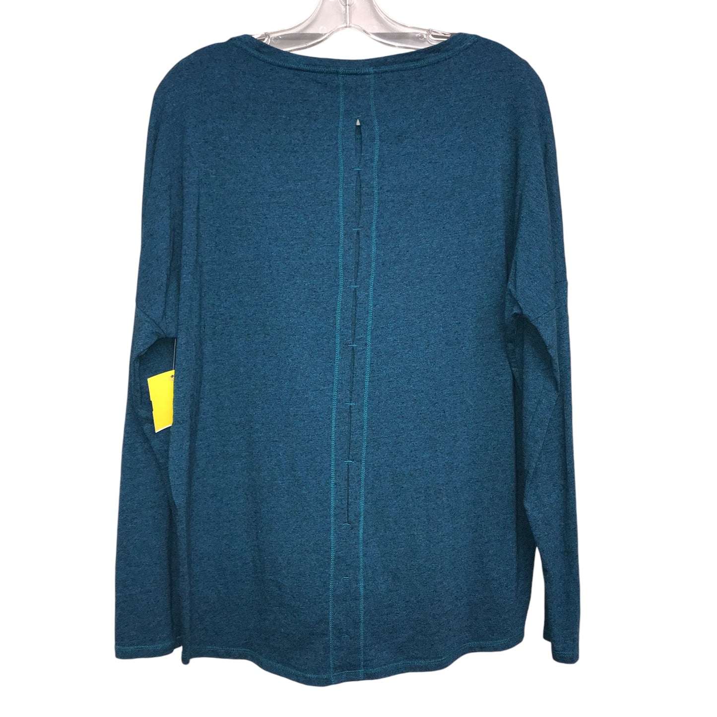 Athletic Top Ls Crewneck By Calia In Teal, Size:M