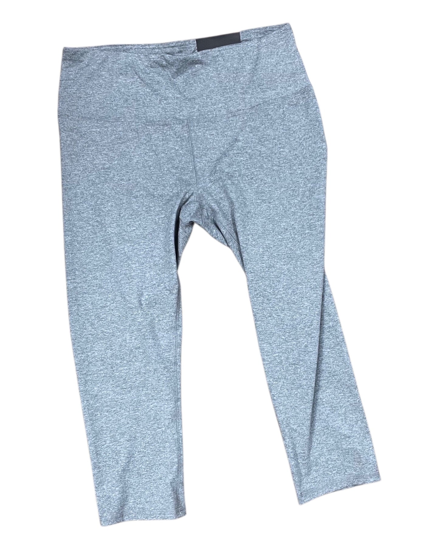 Athletic Leggings Capris By Rbx In Grey, Size:L