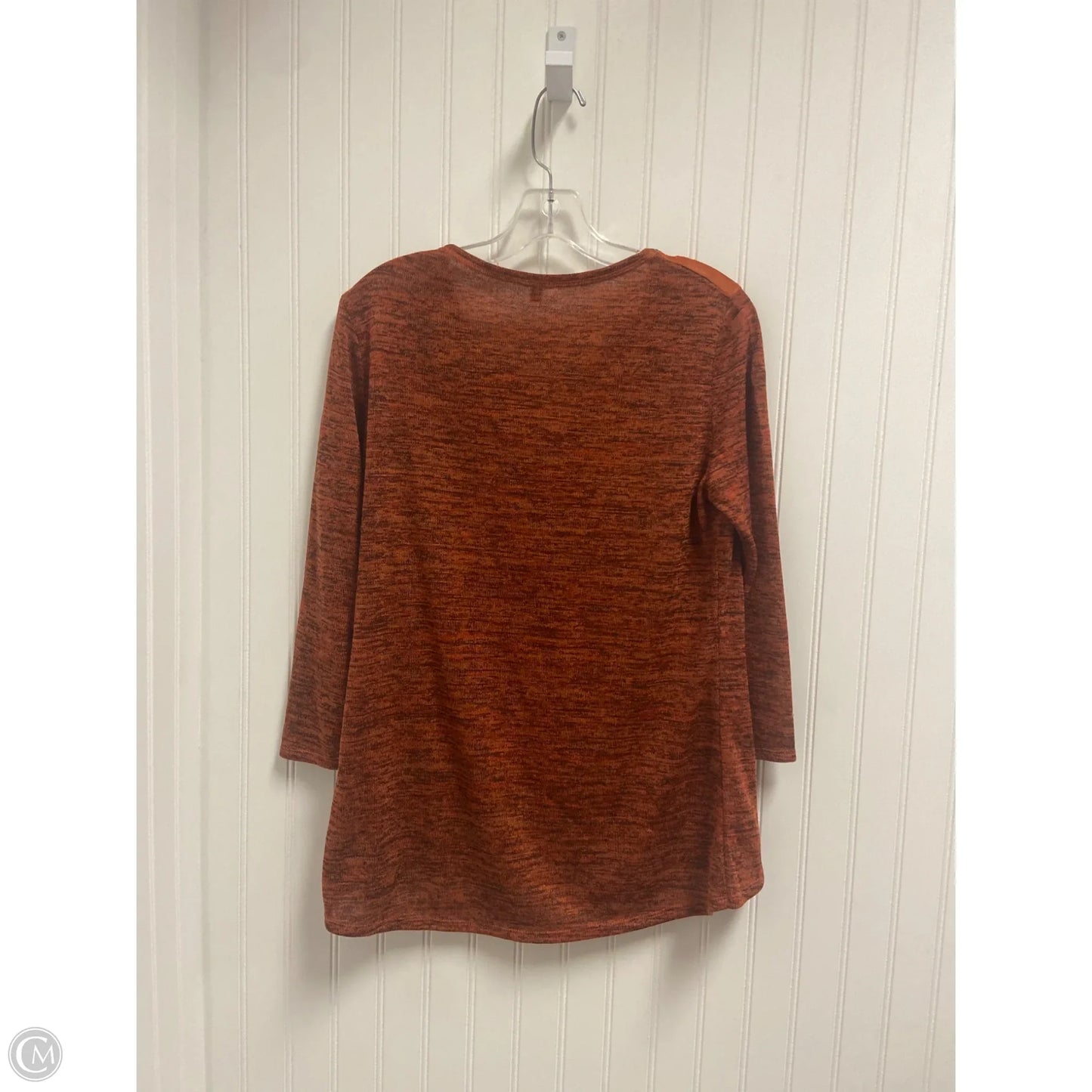 Top Long Sleeve By Reba In Orange, Size: M