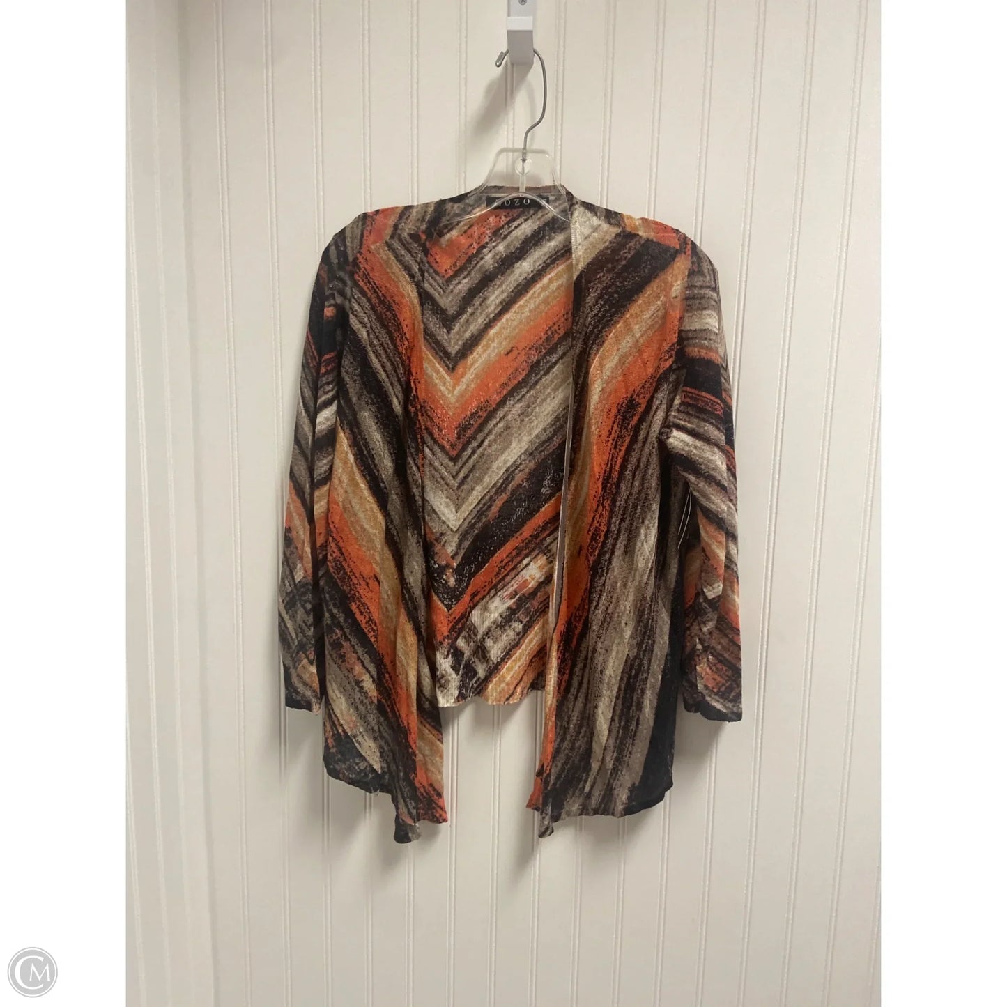 Sweater Cardigan By Zozo In Multi-colored, Size: M