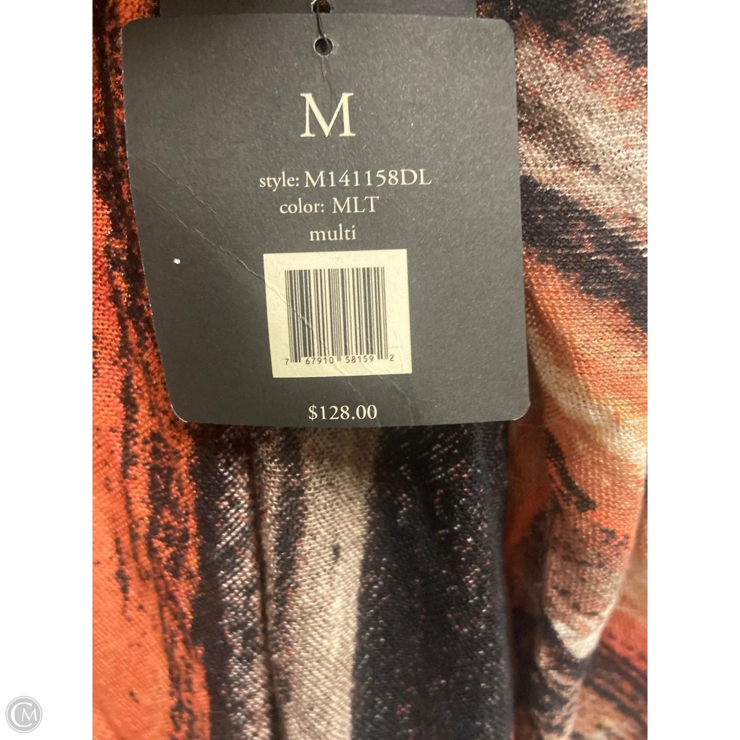 Sweater Cardigan By Zozo In Multi-colored, Size: M