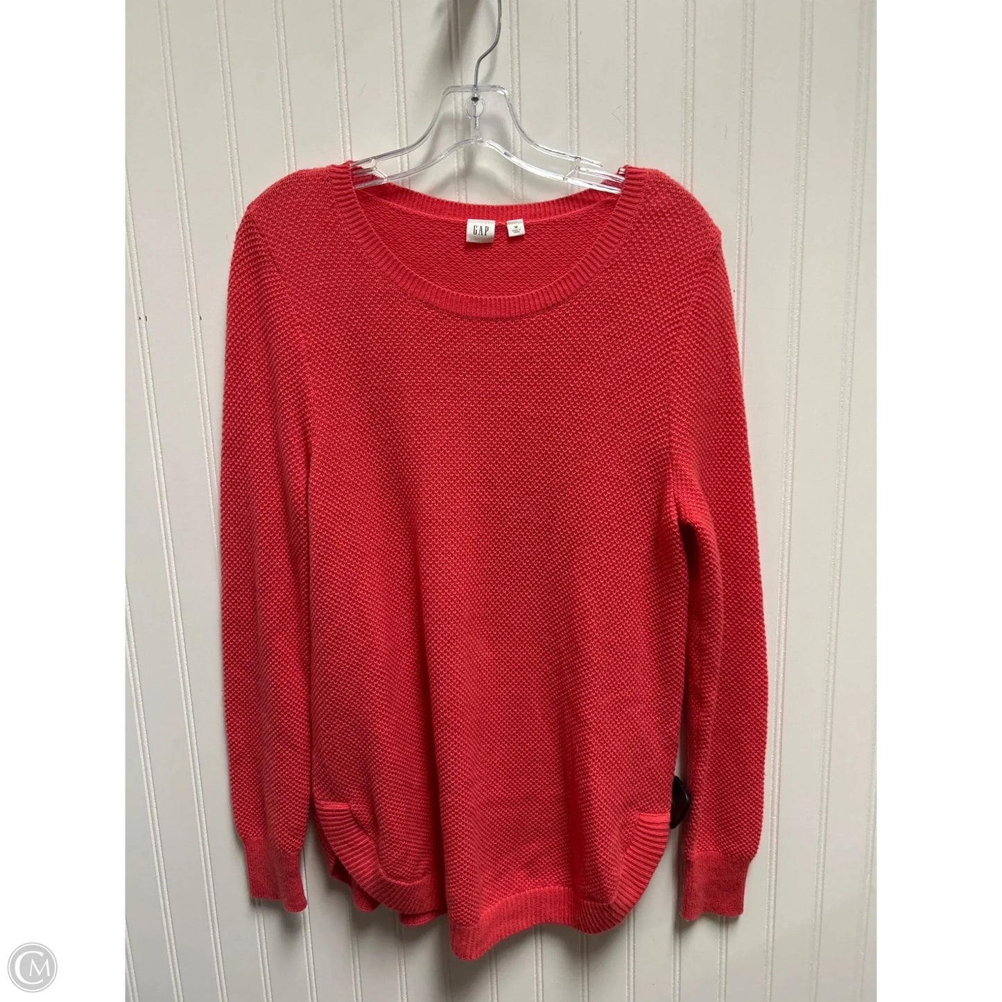 Sweater By Gap In Coral, Size: M