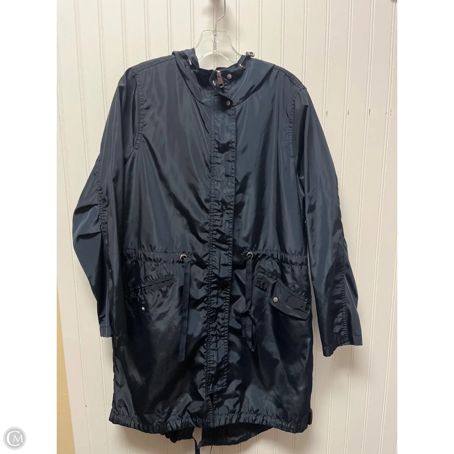 Jacket Windbreaker By Ci Sono In Blue, Size: L