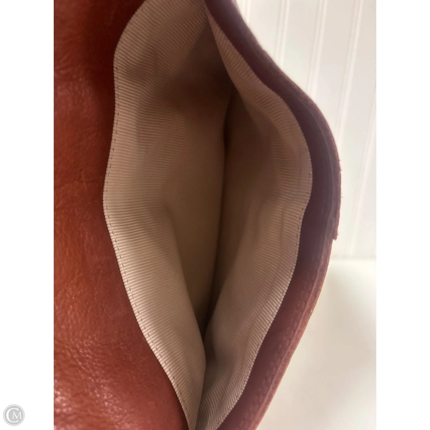 Handbag Leather By Margot, Size: Medium