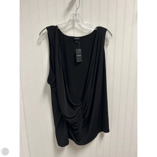 Top Sleeveless By Torrid In Black, Size: 4x