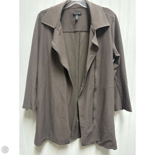 Jacket Other By Eileen Fisher In Taupe, Size: Lp