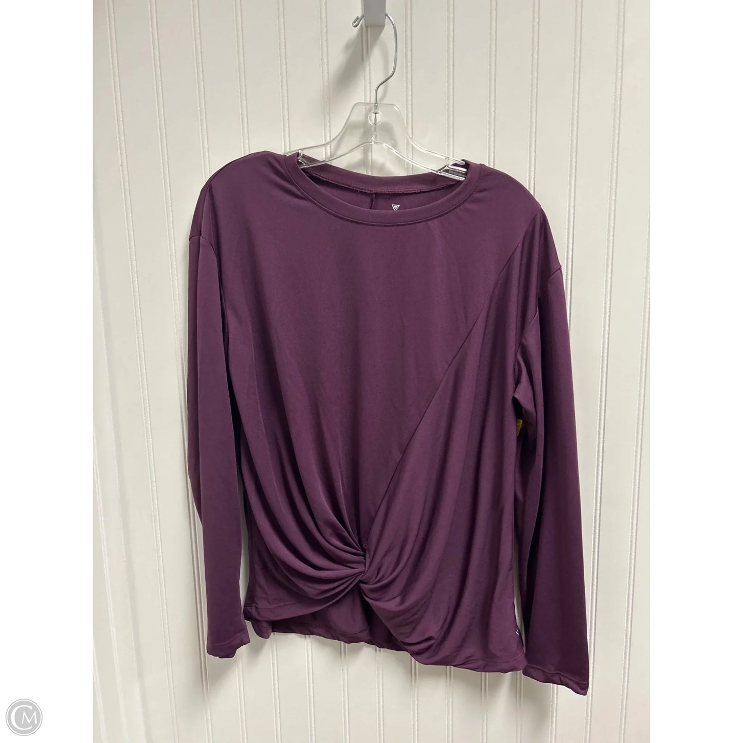Athletic Top Long Sleeve Collar By Clothes Mentor In Purple, Size: M