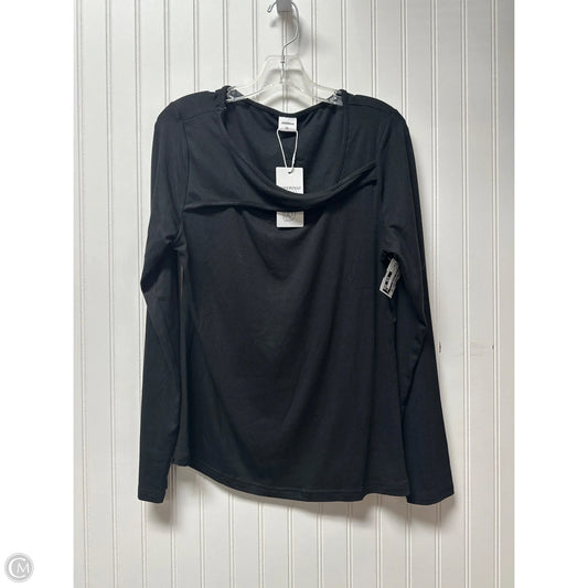 Top Long Sleeve By Clothes Mentor In Black, Size: Xl