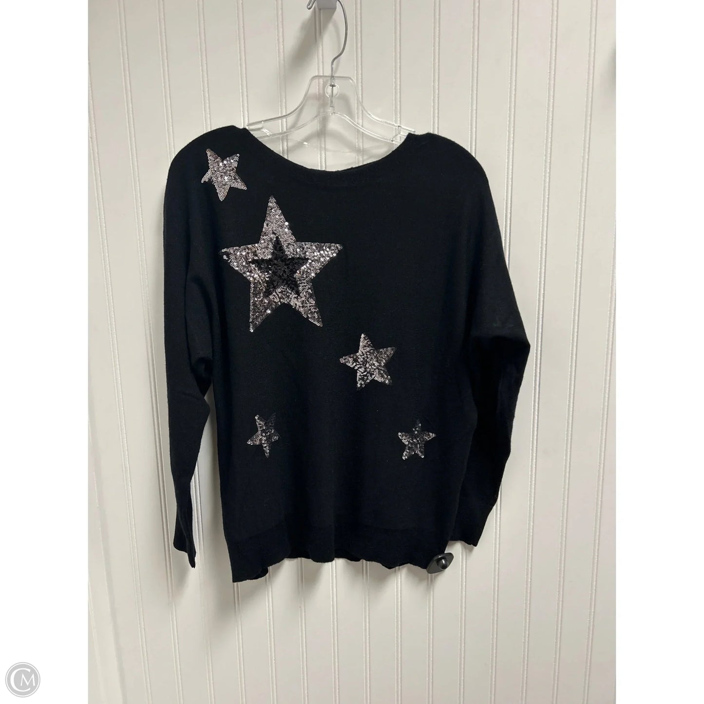 Sweater By Clothes Mentor In Black, Size: S