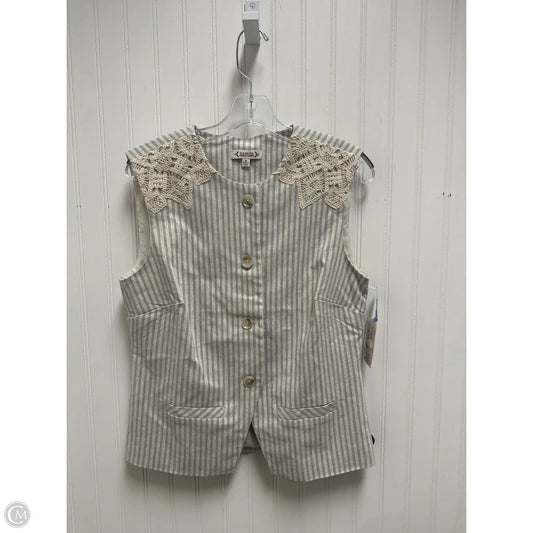 Vest Other By Nanette By Nanette Lepore In Blue & Cream, Size: M