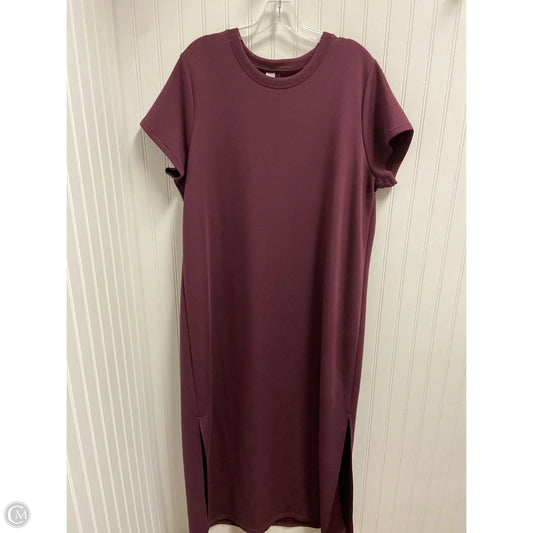 Dress Casual Maxi By Spanx In Maroon, Size: 2x