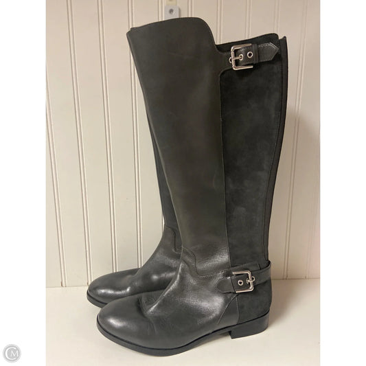 Boots Knee Flats By Marc Fisher In Grey, Size: 10