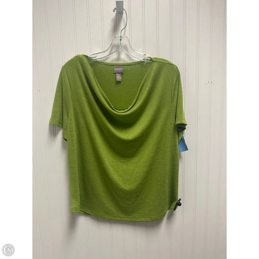 Top Short Sleeve By Chicos In Green, Size: L