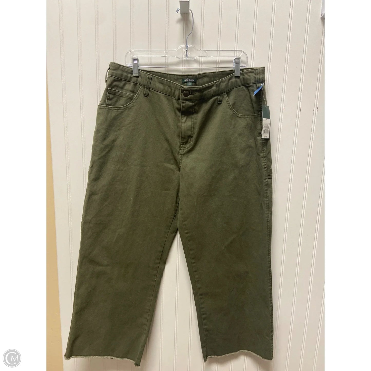 Pants Cropped By Wild Fable In Green, Size: 16