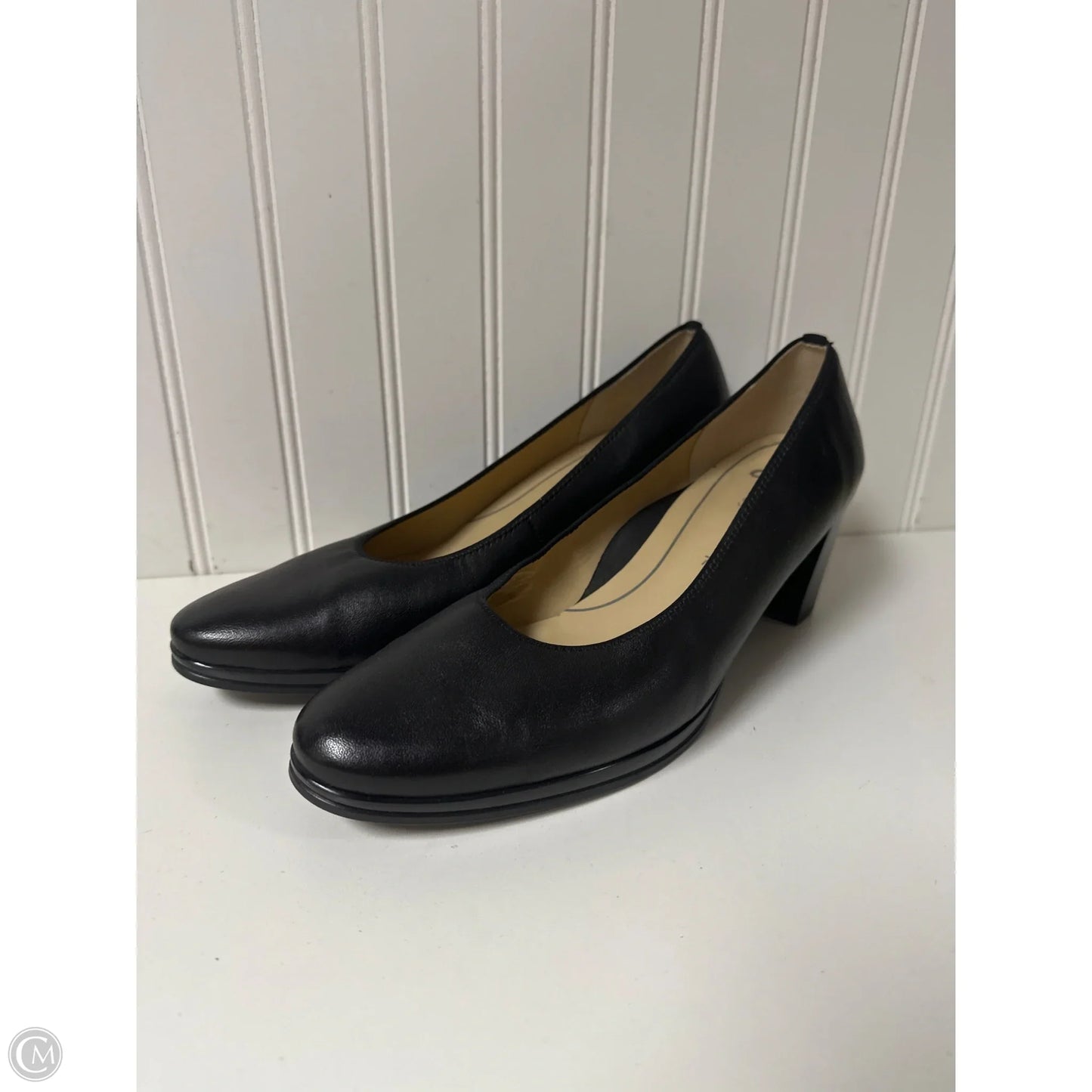 Shoes Heels Block By Cmb In Black, Size: 7.5