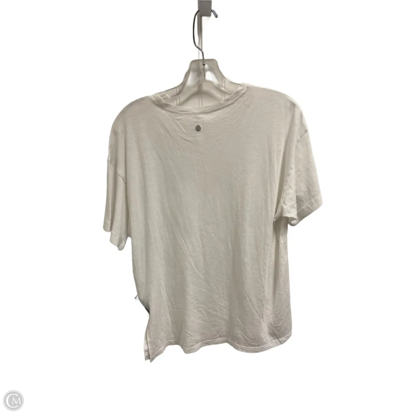 Athletic Top Short Sleeve By Zella In White, Size: Xs