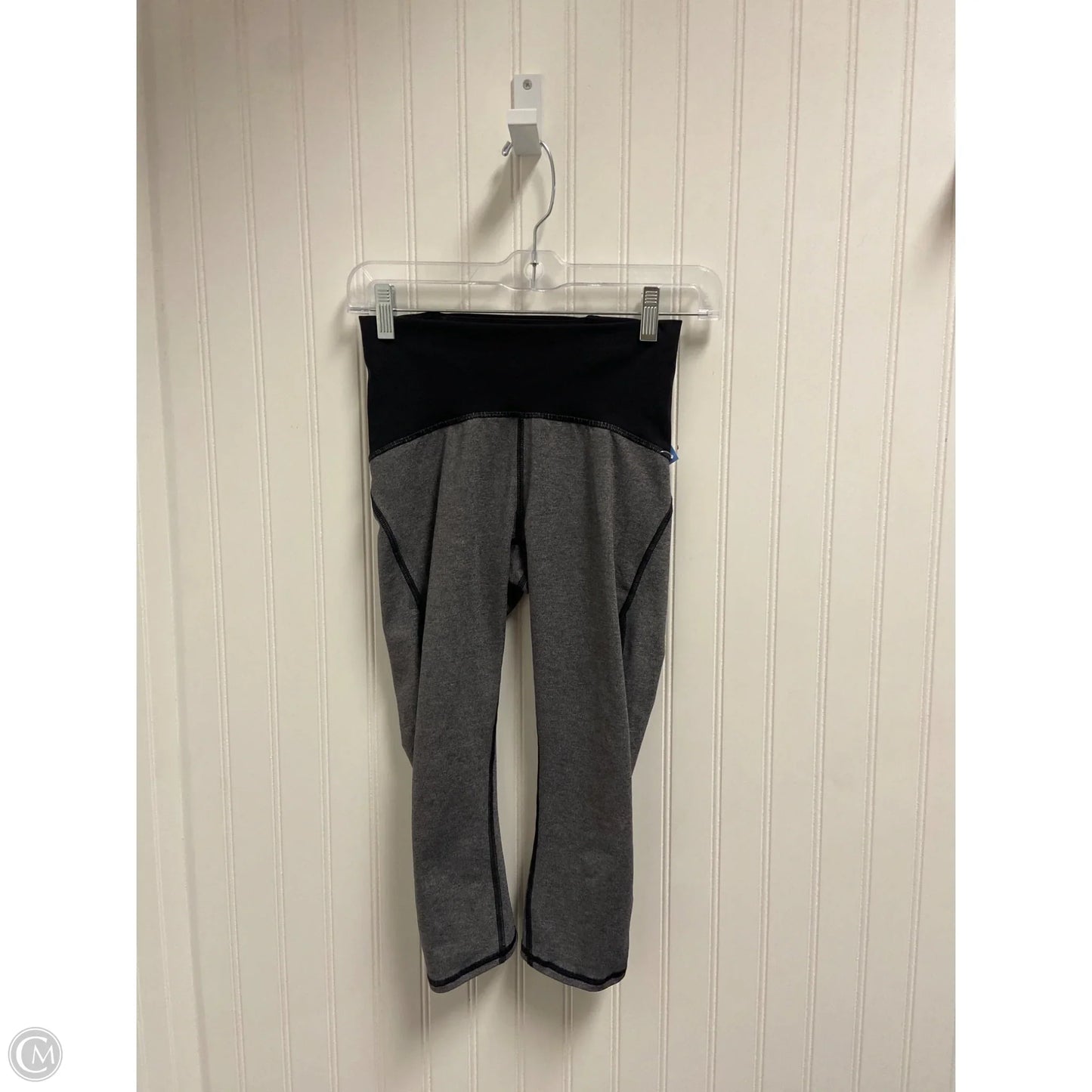 Athletic Capris By Lululemon In Grey, Size: S