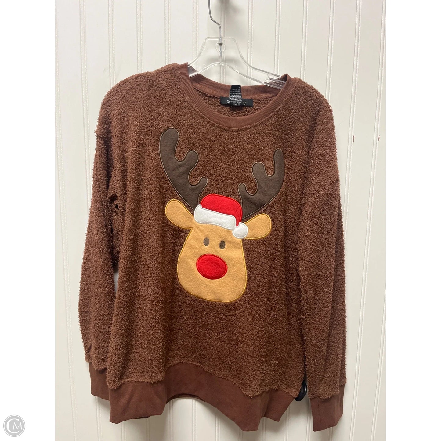 Sweater By Clothes Mentor In Brown, Size: S