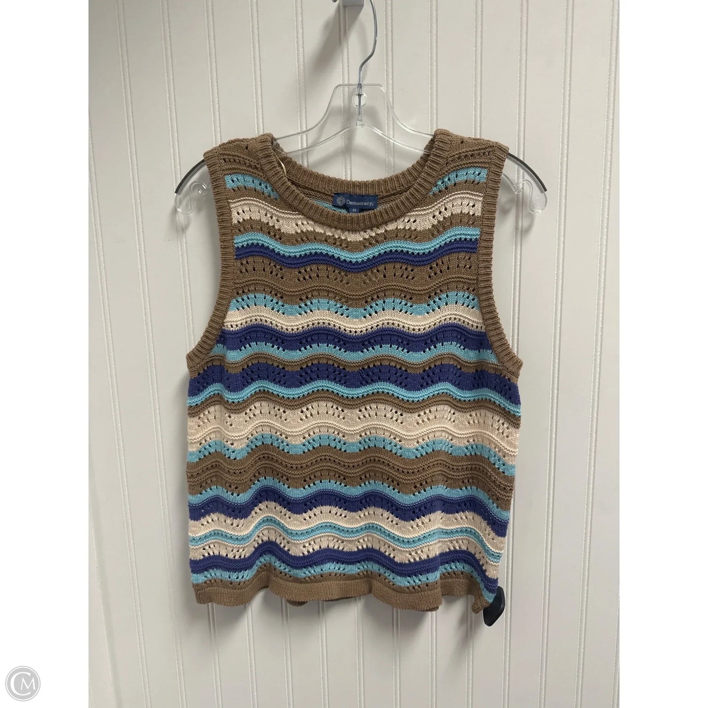 Sweater Short Sleeve By Democracy In Multi-colored, Size: M