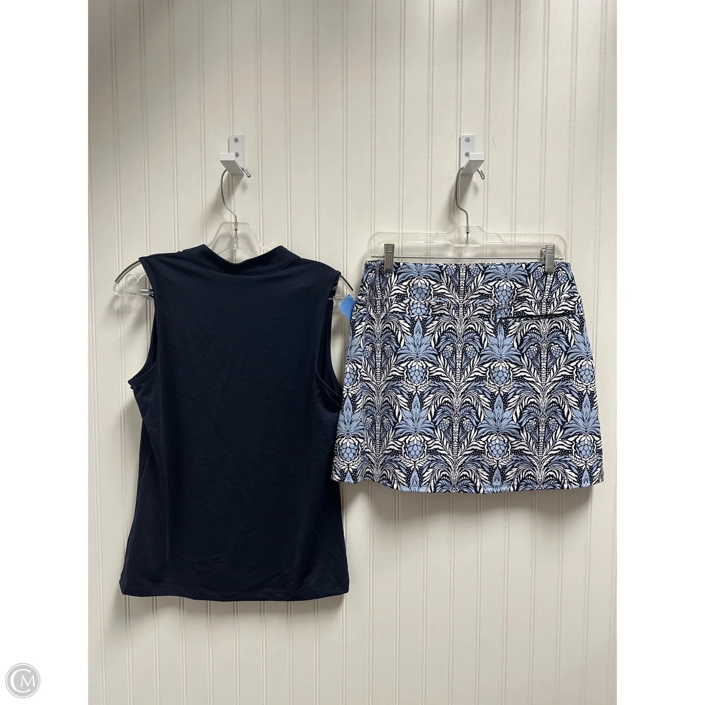 Athletic Shorts 2pc By Tommy Bahama In Blue & White, Size: M