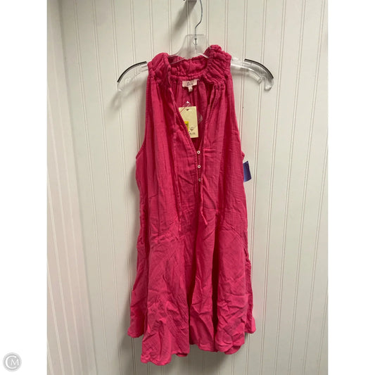 Dress Casual Short By Elan In Pink, Size: L