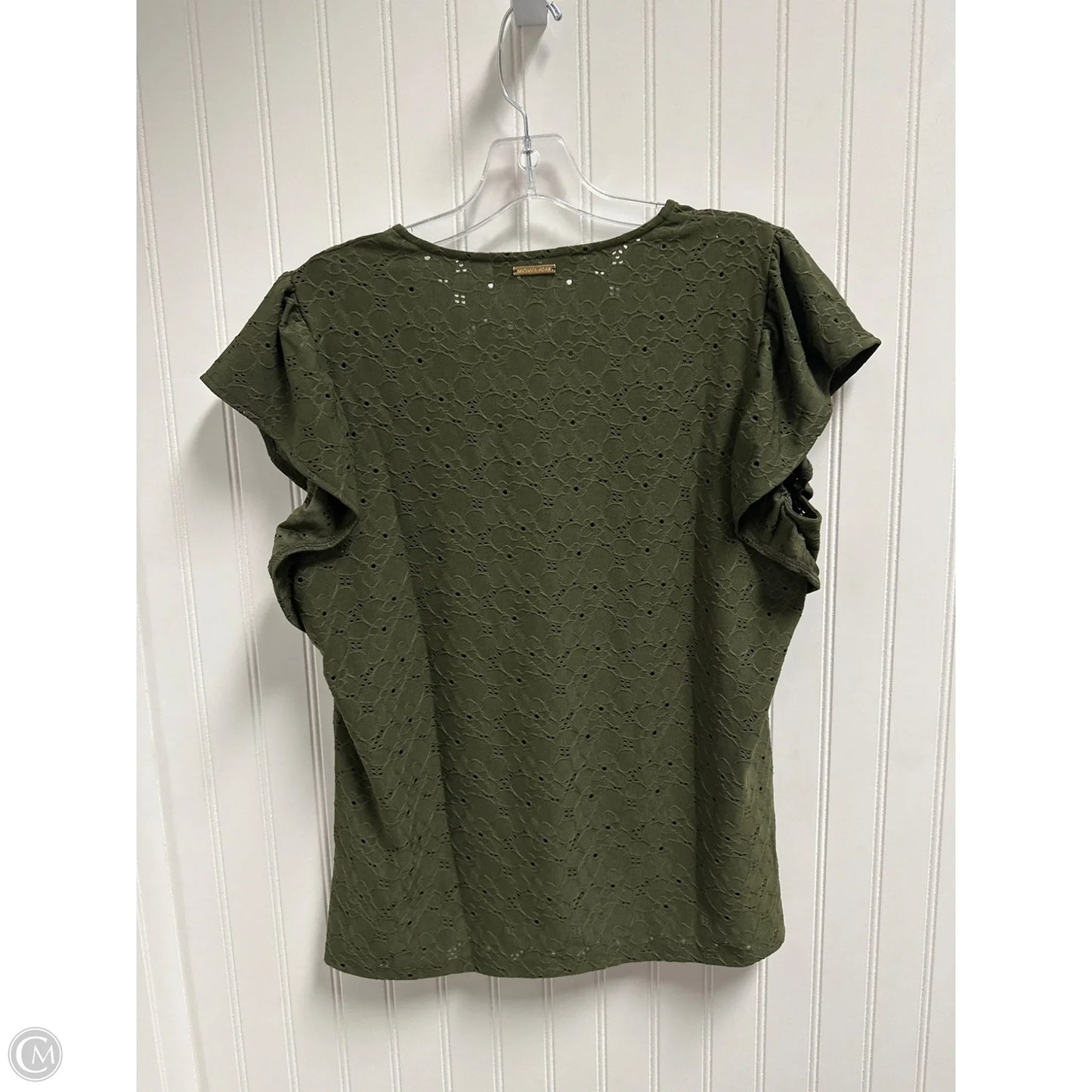 Top Short Sleeve By Michael By Michael Kors In Green, Size: L