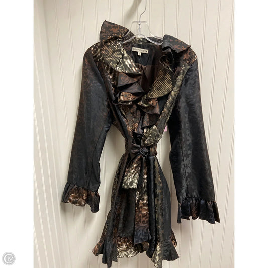 Coat Other By Clothes Mentor In Black & Brown, Size: Xl